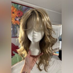 NEW Jon Renau wavy long blonde wig
